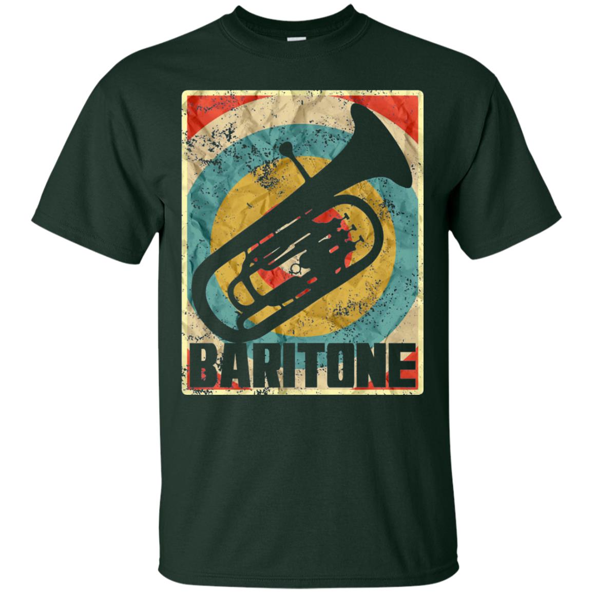 Vintage Baritone Horn T-shirt Forest