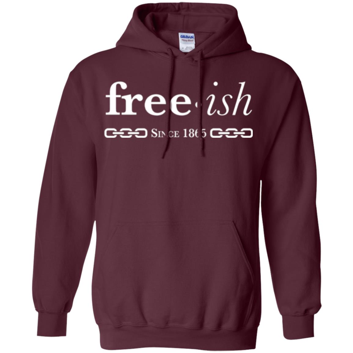 Free-ish Since 1865 Black Pride T-shirt Maroon