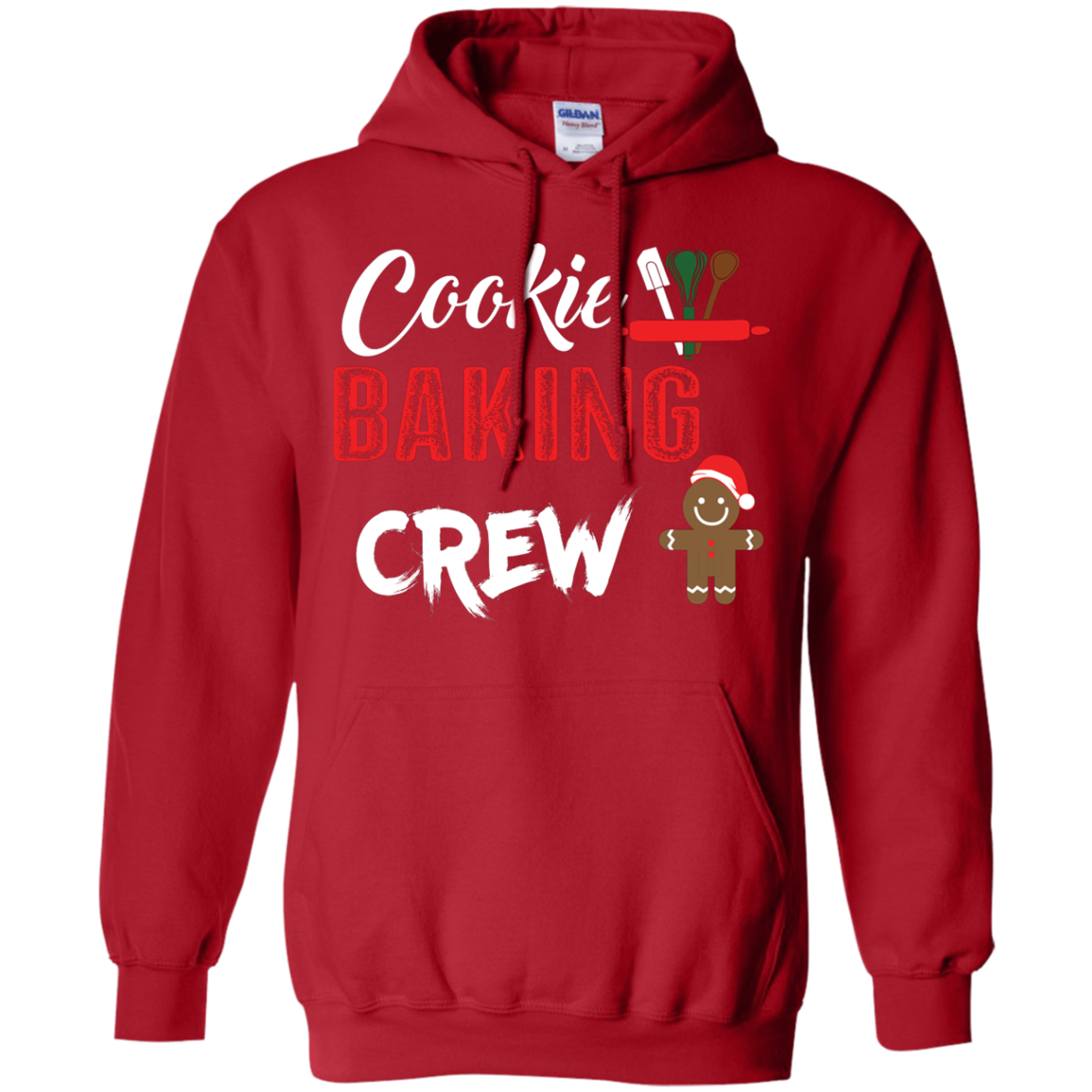 Christmas T-Shirt Cookie Baking Crew Red