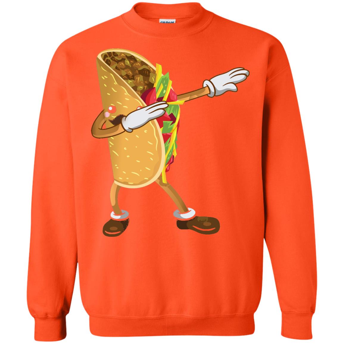 Dabbing Taco Shirt Funny Cinco De Mayo 2018 Orange