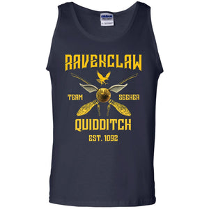 Ravenclaw Quiddith Team Seeker Est 1092 Harry Potter ShirtG220 Gildan 100% Cotton Tank Top