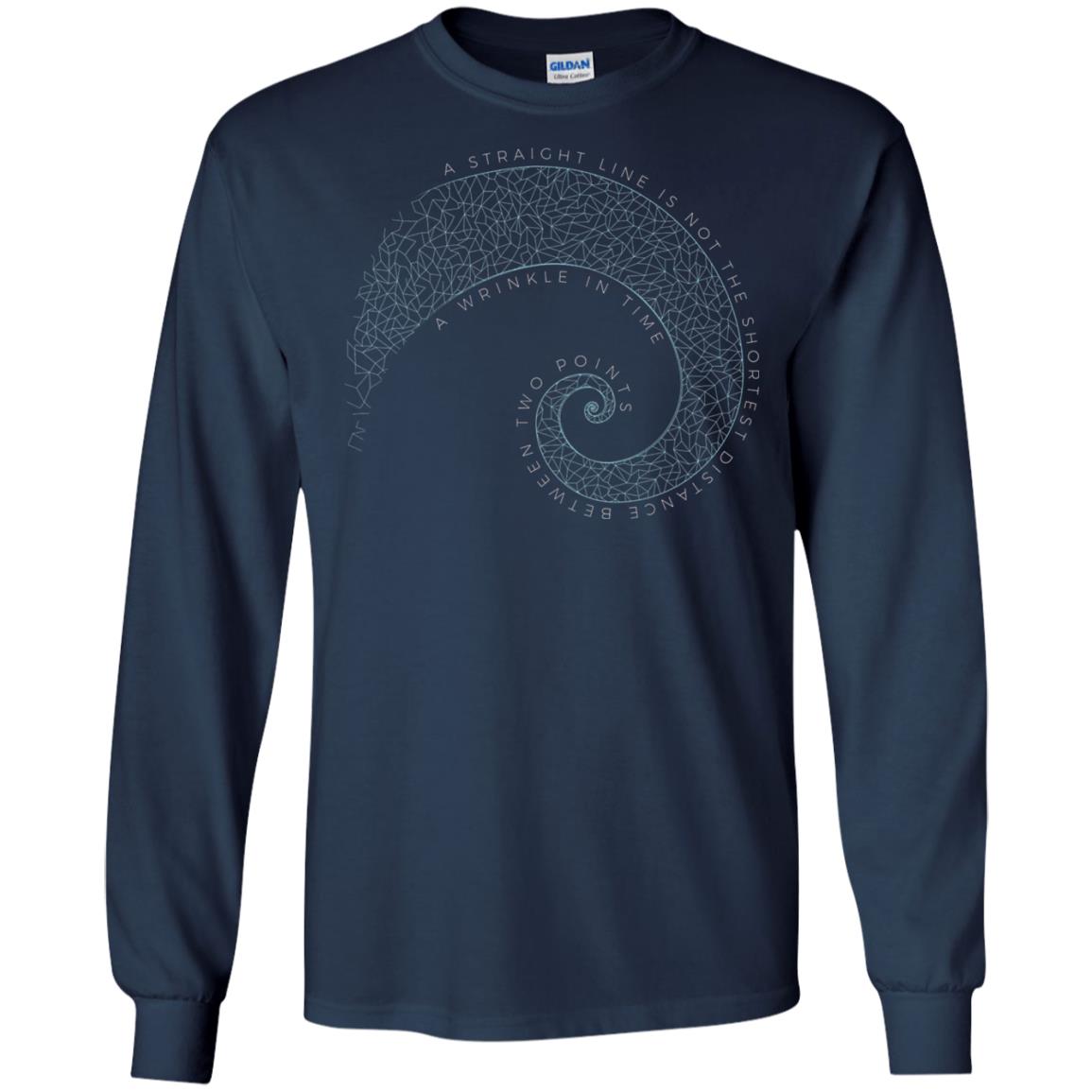 A Wrinkle In Time A Straight Line Movie Lover T-shirt Navy