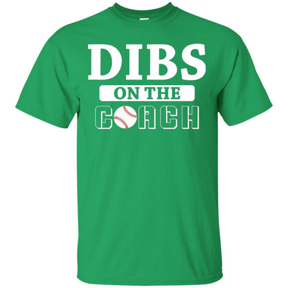 Dibs On The Coach Baseball T-shirt Irish Green