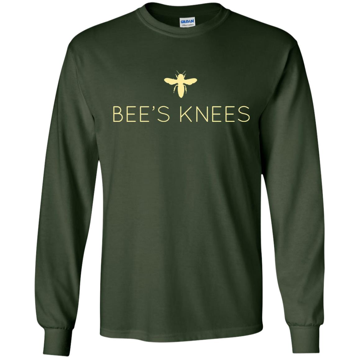 Bees Knees Bee Lover T-shirt Forest Green