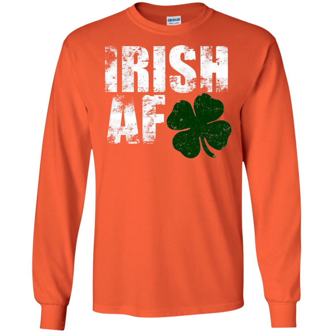 Funny Irish St. Patrick_s Day T-shirt Orange