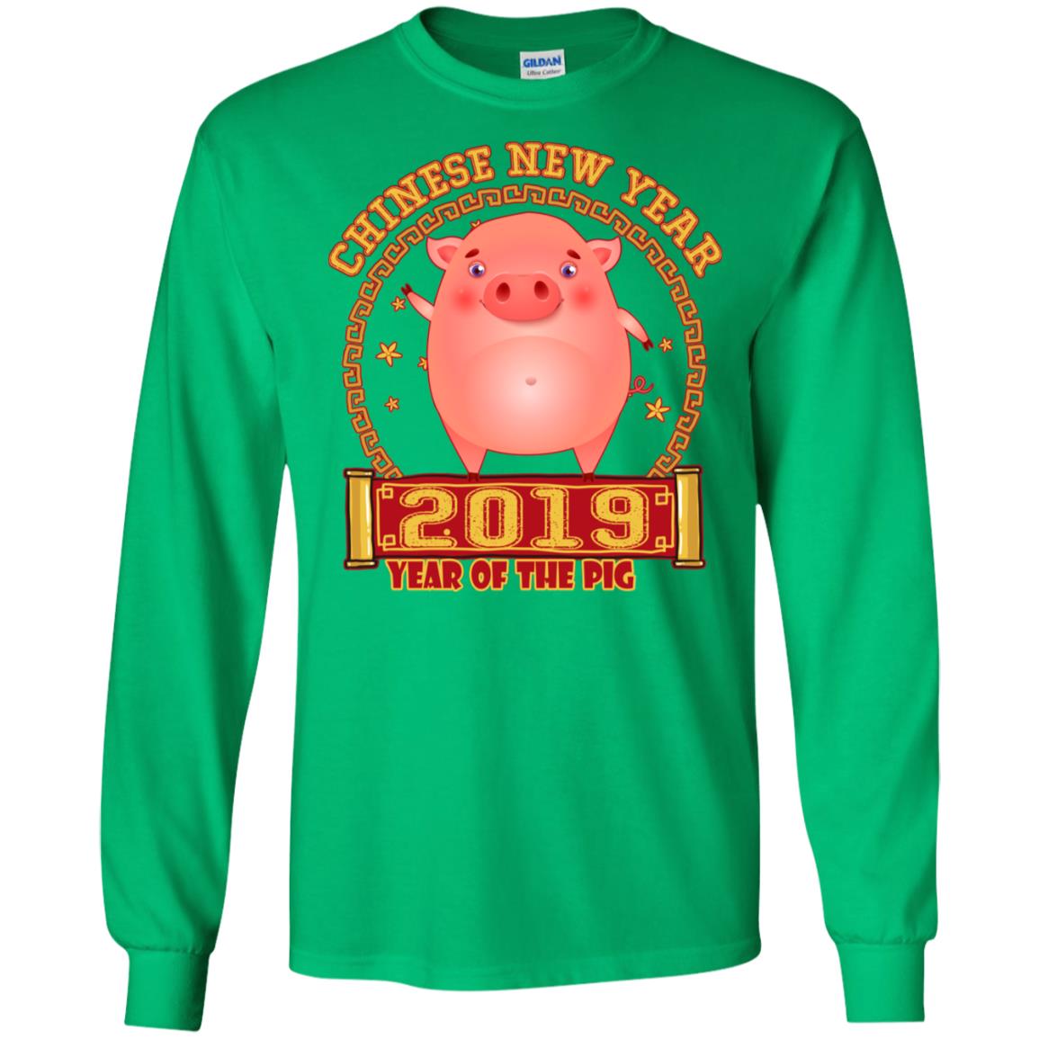 Chinese New Year Year 2019 Of The Pig Shirt Irish Green