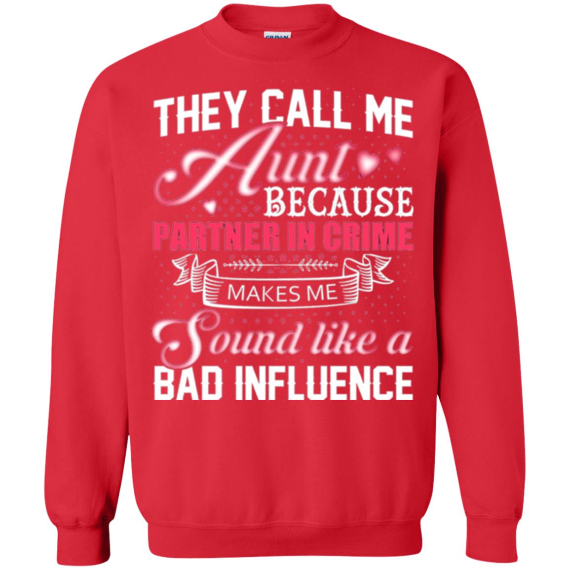 Aunt T-shirt They Call Me Aunt Red