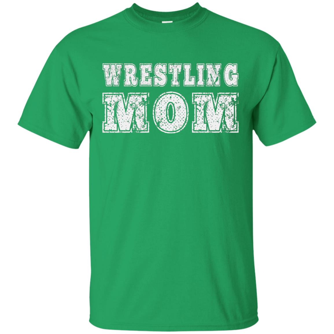 Wrestling Mom Mommy T-shirt Irish Green