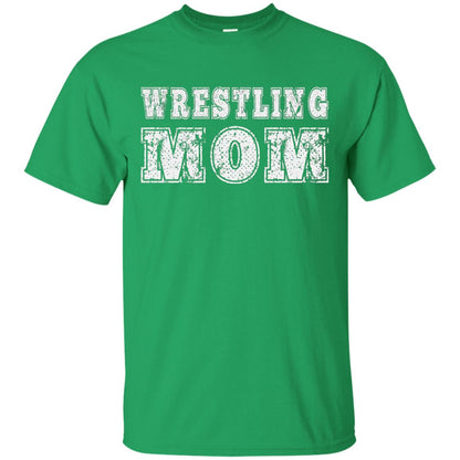 Wrestling Mom Mommy T-shirt Irish Green