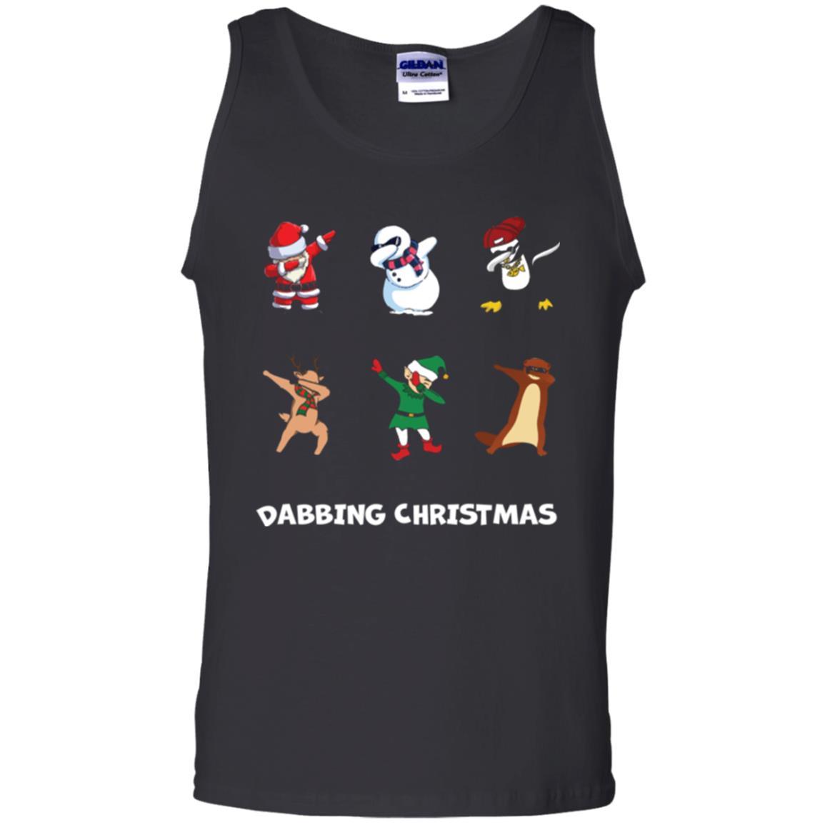 Dabbing Christmas T-shirt Black