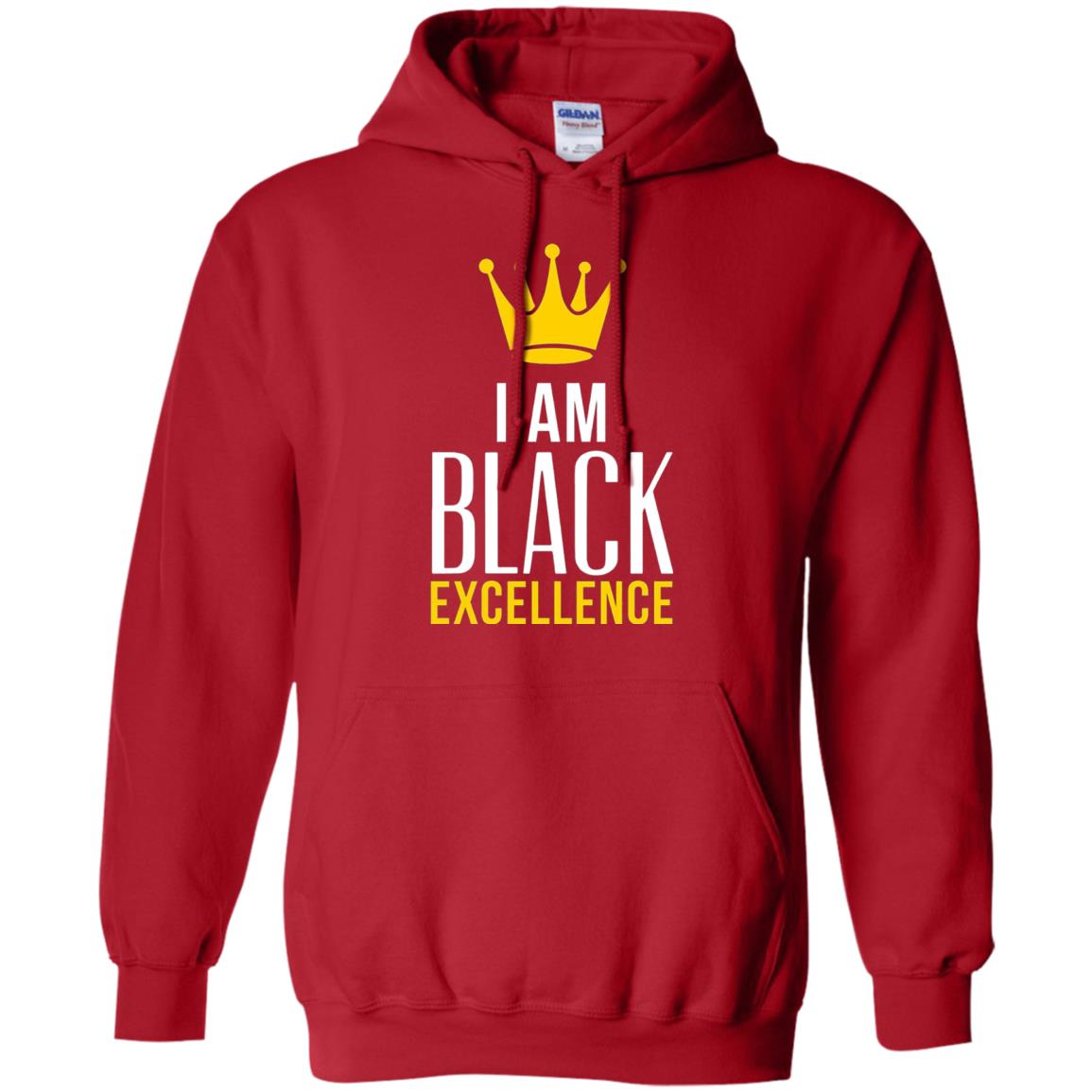 Black Excellence T-shirt Melanin Poppin_ Queen King Red