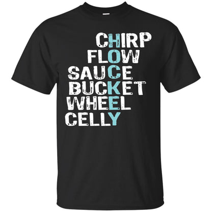 Eat Sleep Hockey Flow Celly Sauce Bucket Flow Wheel Shirt Black