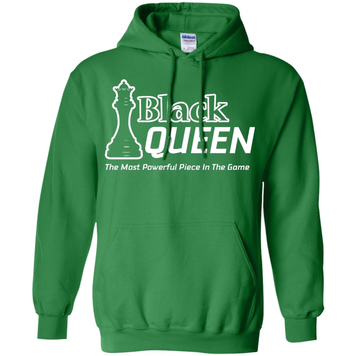 Black Queen Proud Black Woman African American T-shirt Irish Green
