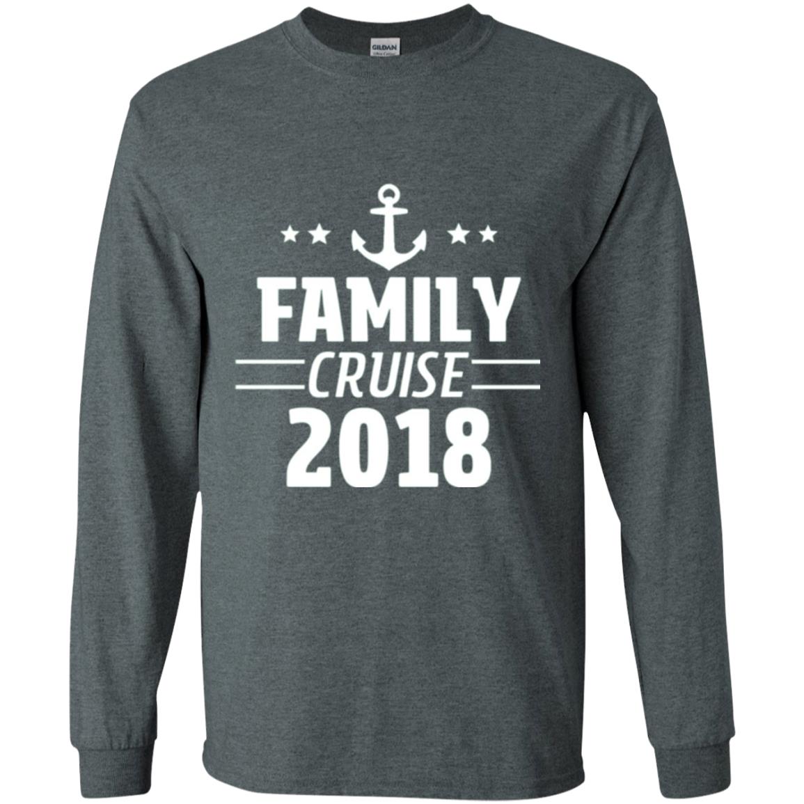 Family Cruise Vacation 2018 T-shirt Dark Heather