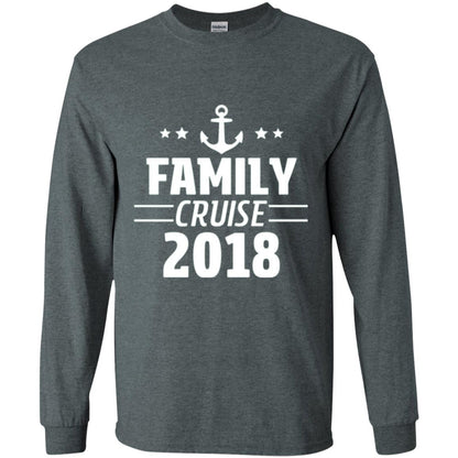 Family Cruise Vacation 2018 T-shirt Dark Heather