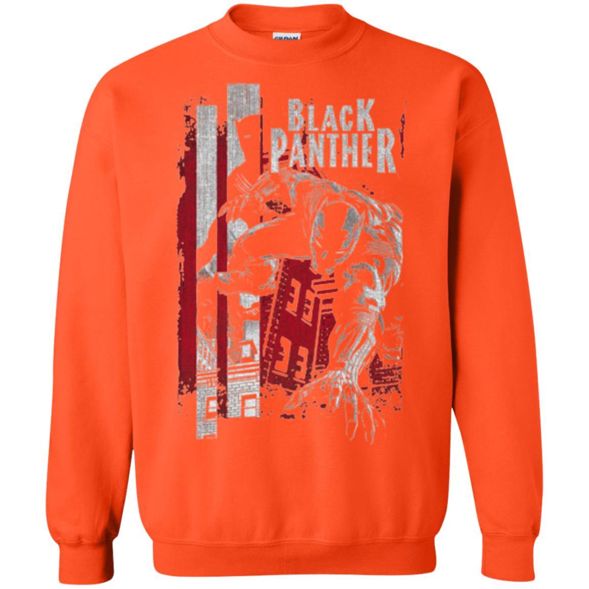 Film T-shirt Panther Lurk Graphic T-shirt Orange