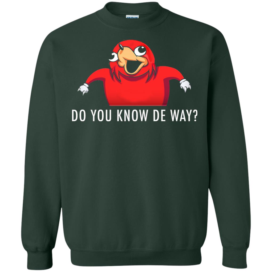 Do You Know De Way T-shirt Forest Green