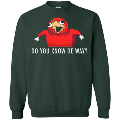 Do You Know De Way T-shirt Forest Green