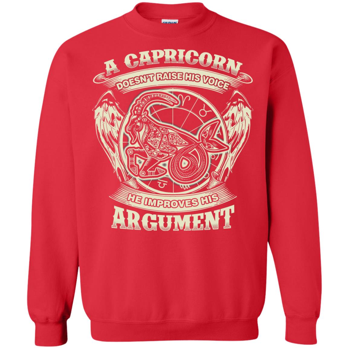 Capricorn Dosent Raise His Voice He Improve His Argument Red