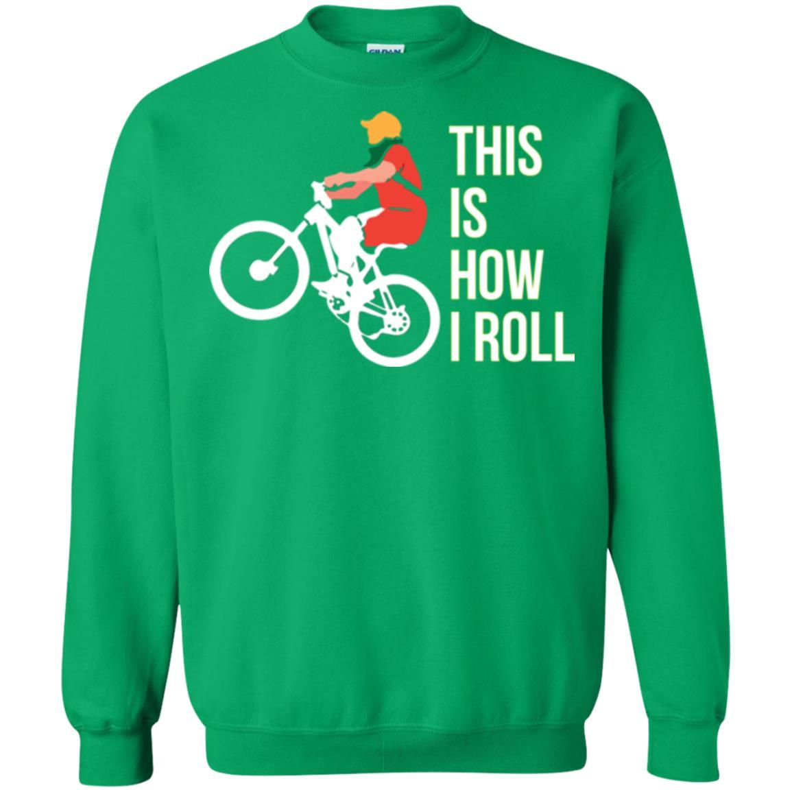 Bicycle T-shirt This Is How I Roll Irish Green