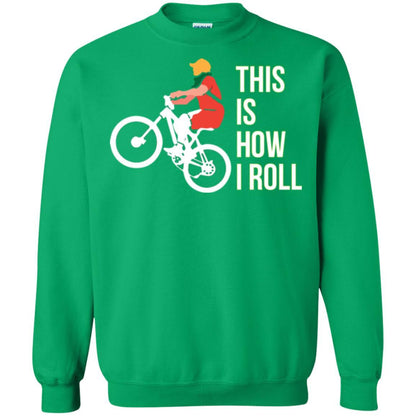 Bicycle T-shirt This Is How I Roll Irish Green