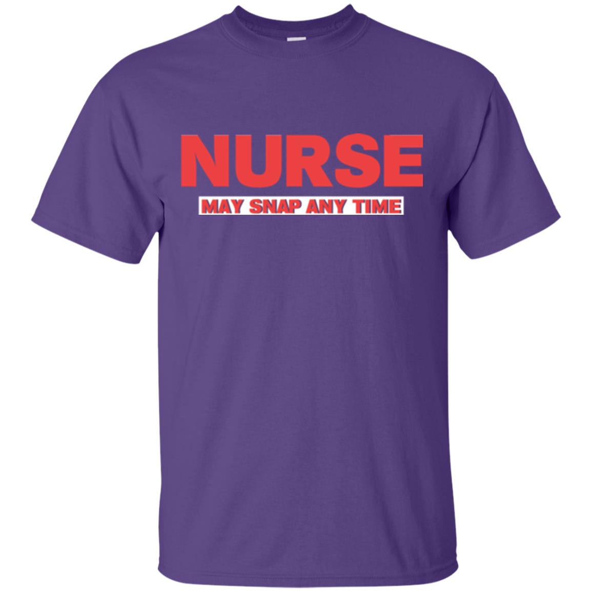 Nurse May Snap Any Time T-shirt Purple