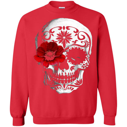 Day Of The Dead Sugar Skull Cinco De Mayo Shirt Red
