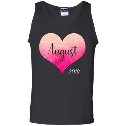 Pregnancy Reveal Announcement Party August 2019 Shirt Black