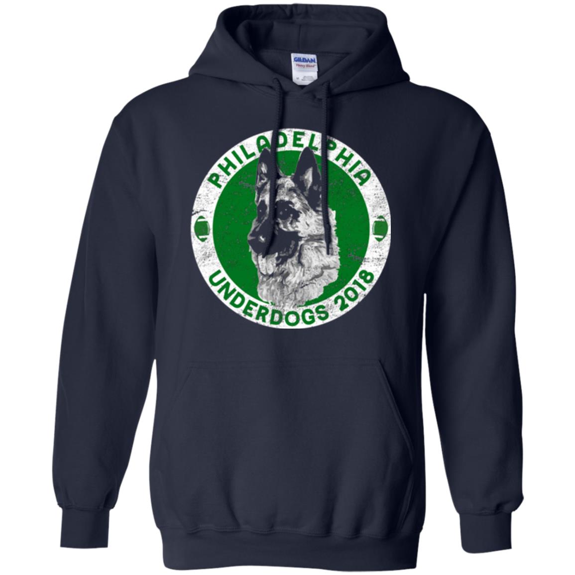 Dog Lover T-shirt Philadelphia Underdogs 2018 Distressed Navy