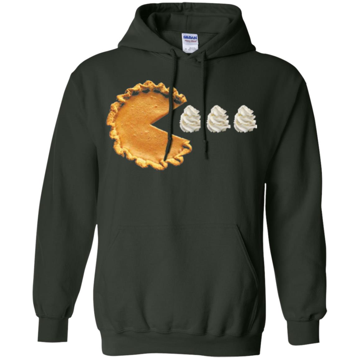 Pumpkin Pie Thanksgiving T-shirt Forest Green