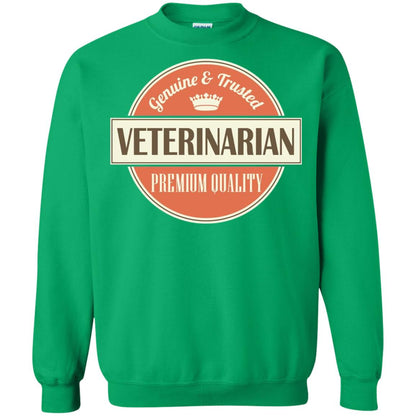 Veterinarian T-shirt Genuine And Trusted Permium Quality Irish Green