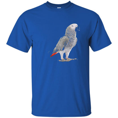 Funny African Grey Parrot Bird T-shirt Royal