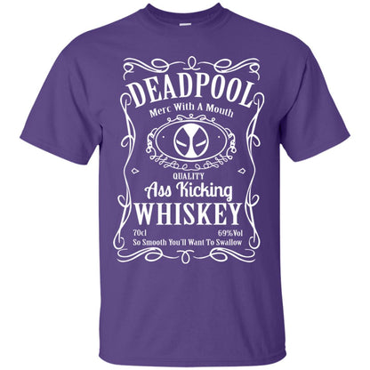 Deadpool Merc With A Mouth Quality Kiching Whiskey So Smooth You Will Want To Swallow Purple