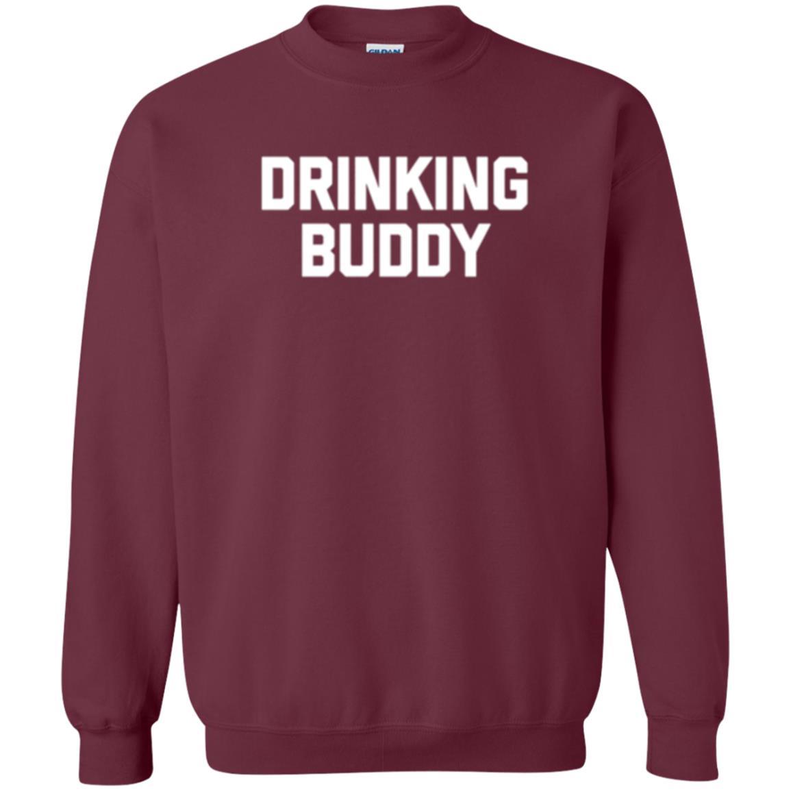 Drinking Buddy T-shirt Maroon