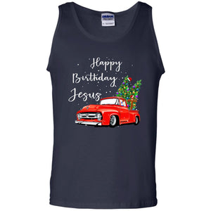 Happy Birthday Jesus Christian Christ X-mas Gift ShirtG220 Gildan 100% Cotton Tank Top