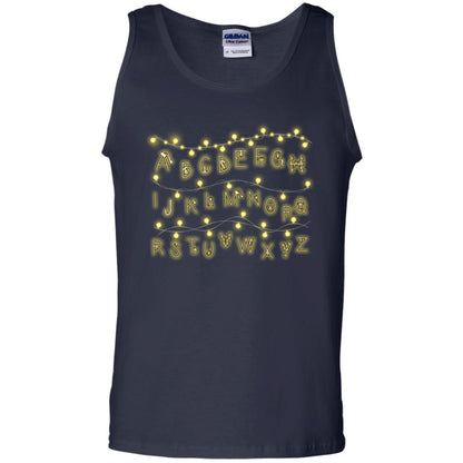 Alphabet Fairy Lights T-shirt Navy