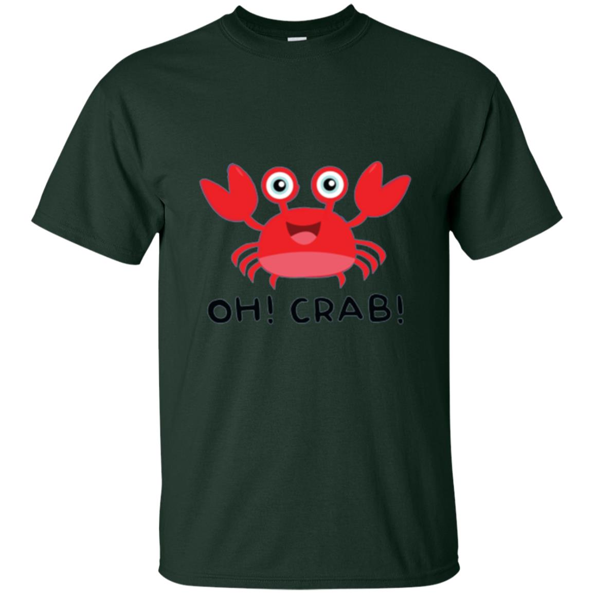 Oh Crab Crab Lover T-shirt Forest Green