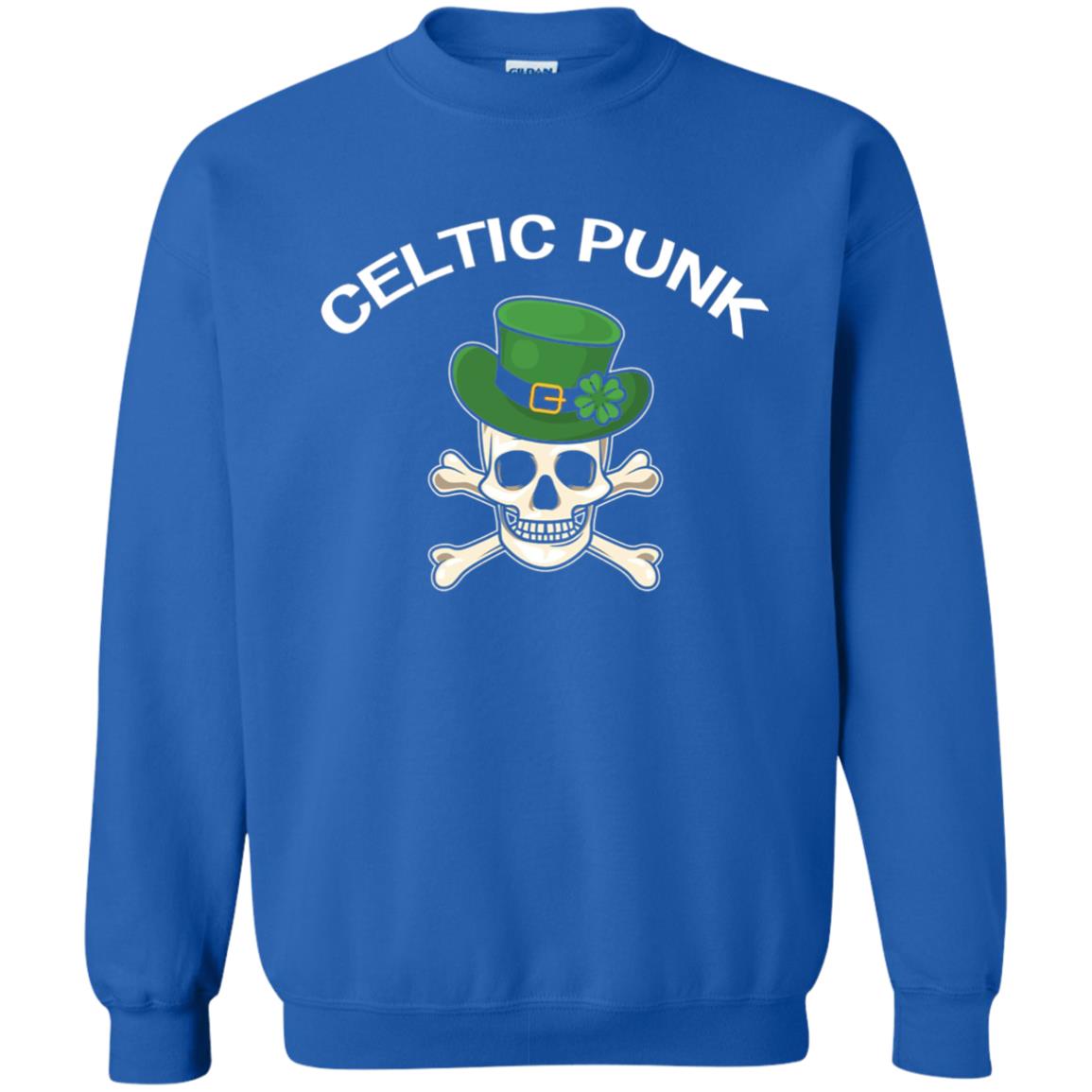 Celtic Punk Rock Irish St. Patrick_s Day T-shirt Royal