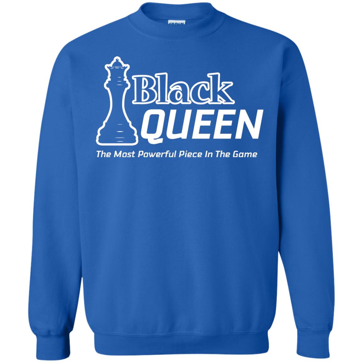 Black Queen Proud Black Woman African American T-shirt Royal