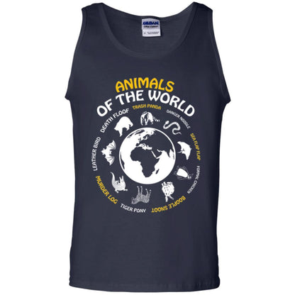 Animals Of The World T-shirt Navy
