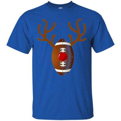 Reindeer Football Christmas T-shirt Royal