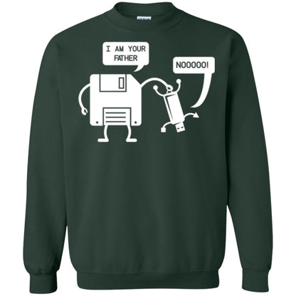 Usb Floppy Disk T-shirt I Am Your Father Forest Green