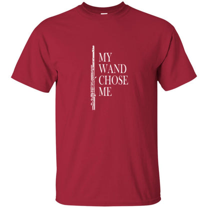 Flute Lover T-shirt My Wand Chose Me Cardinal