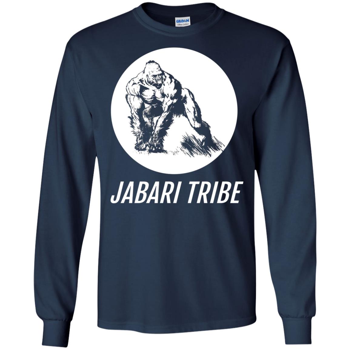 Jabari Tribe White Gorilla T-shirt Navy