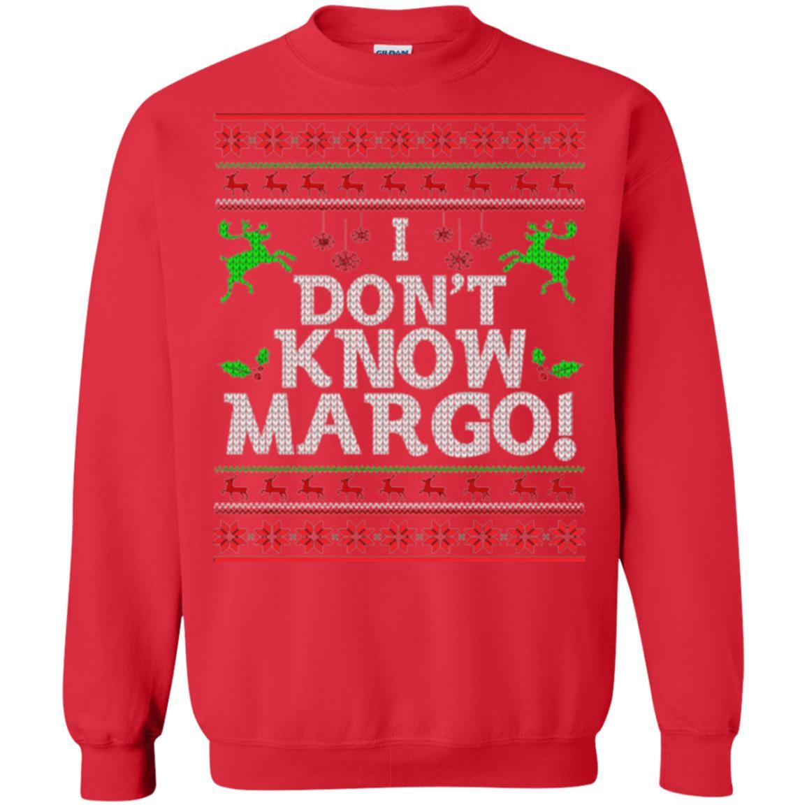 Christmas T-shirt I Don't Know Margo Red