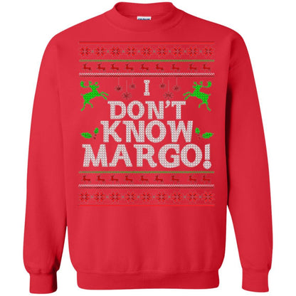 Christmas T-shirt I Don't Know Margo Red