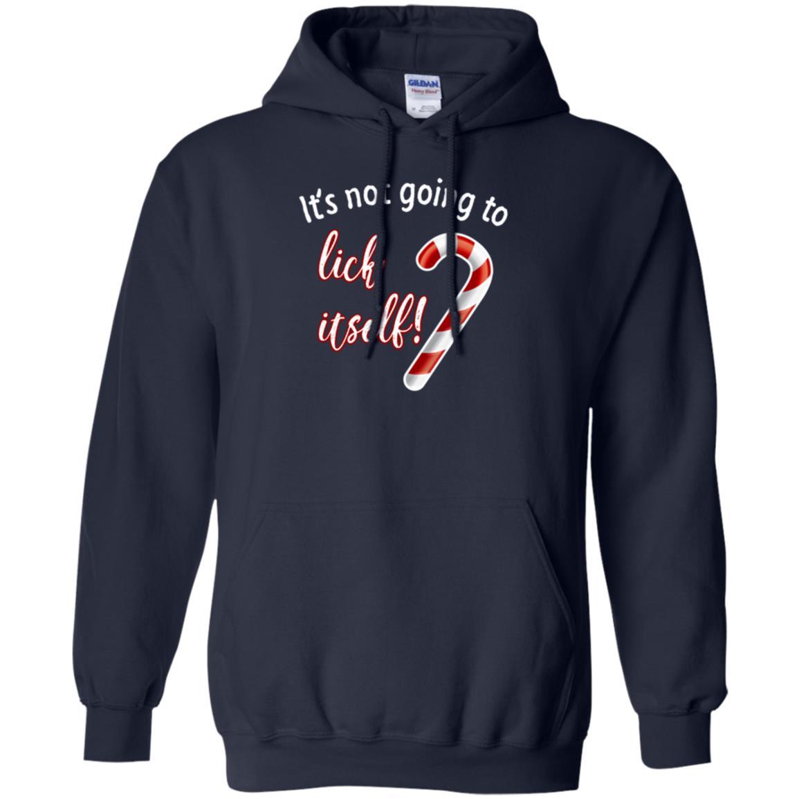 Christmas T-shirt It's Not Going To Lick Itself Navy