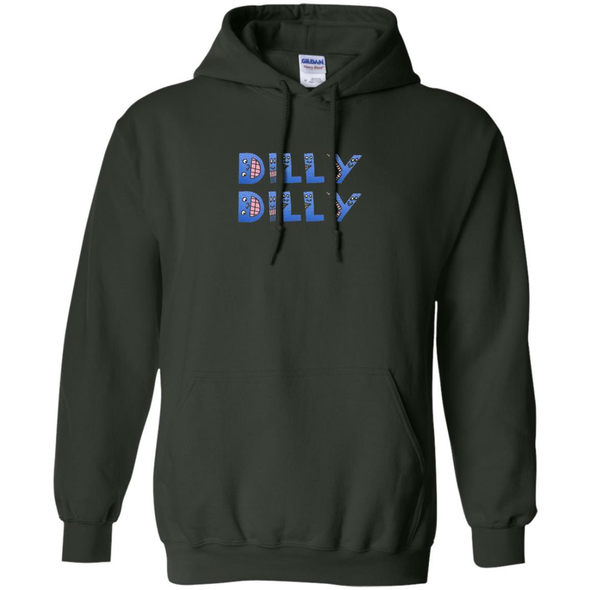 Christmas T-shirt Beer Lovers Dilly Dilly Forest Green