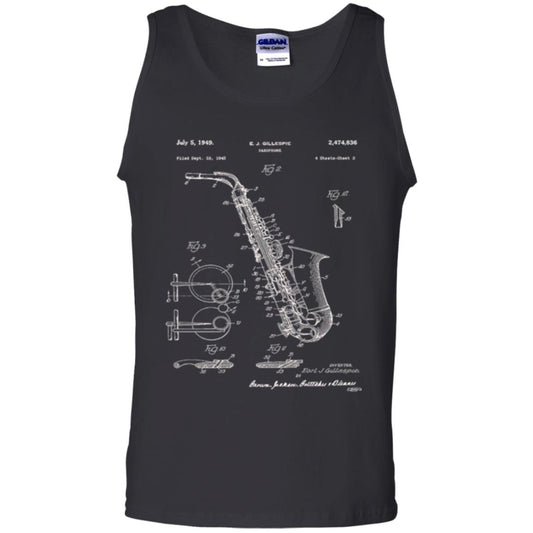 Saxophone Patent Graphic T-shirt Black