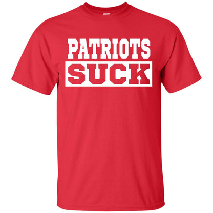 Patriots Suck T-shirt I Hate Patriots Red